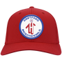 Hartford Bicentennials Cap twill cotton with vegan patch of NASL Soccer Team Logo in color Red