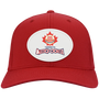Toronto Metros-Croatia cotton twill Cap with vegan patch of NASL Soccer Team Logo in color Red