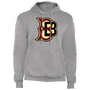 Boston Blues Hoodie Fleece Pullover Negro League Baseball color Athletic Heather