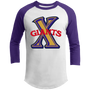 Cuban X-Giants Raglan Shirt Negro League Baseball color White/Purple