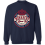 Kansas City Monarchs Sweatshirt Crewneck Negro League Baseball color Navy