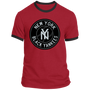 New York Black Yankees T-shirt Ringer Negro League Baseball color Red/Black