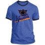 Newark Eagles T-shirt Ringer Negro League Baseball color Heather Royal/Navy