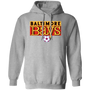 Baltimore Bays Hoodie Pullover Classic NASL Soccer color Sport Grey