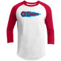 Baltimore Comets Raglan Shirt Franchise NASL Soccer color White/Red