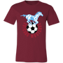 Chicago Mustangs T-shirt Premium NASL Soccer color Cardinal Red