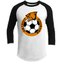 Detroit Cougars Raglan Shirt NASL Soccer color White/Black