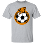 Detroit Cougars T-shirt Classic NASL Soccer color Sport Grey