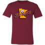 Minnesota Strikers T-shirt Premium NASL Soccer color Cardinal Red