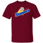 Oakland Stompers T-shirt Classic NASL Soccer color Garnet