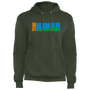 Team Hawaii Hoodie Fleece Pullover NASL Soccer color Olive Green