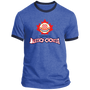 Toronto Metros-Croatia T-shirt Rarified Ringer NASL Soccer color Heather Royal/Navy