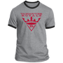 Vancouver Royals T-shirt Ringer NASL Soccer color Heather Grey/Black