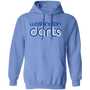 Washington Darts Hoodie Pullover Classic NASL Soccer color Carolina Blue
