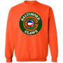 Baltimore Claws Sweatshirt Classic Crewneck ABA Basketball color Orange