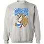 Carolina Cougars Sweatshirt Classic Crewneck ABA Basketball color Ash Grey