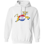 Houston Mavericks Hoodie Pullover Classic ABA Basketball color White