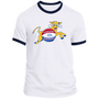 Houston Mavericks T-shirt Rarified Ringer ABA Basketball color White/Navy