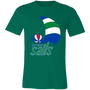 San Diego Sails T-shirt Premium ABA Basketball color Kelly Green