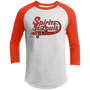 St. Louis Spirits Raglan Shirt Franchise ABA Basketball color White/Orange