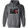 Chicago Riot Hoodie Pullover Classic MISL Soccer color Dark Heather Grey