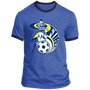 Cleveland Force T-shirt Rarified Ringer MISL Soccer color Heather Royal/Navy Blue