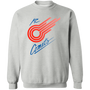 Kansas City Comets Sweatshirt Classic Crewneck MISL Soccer color Sport Grey