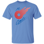 Kansas City Comets T-shirt Classic MISL Soccer color Carolina Blue