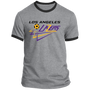 Los Angeles Lazers T-shirt Rarified Ringer MISL Soccer color Heather Grey/Black