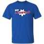New York Arrows T-shirt Classic MISL Soccer color Royal Blue
