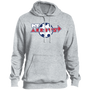 New York Arrows Hoodie Pullover Legacy MISL Soccer color Athletic Heather Grey