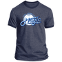 Columbus Magic T-shirt Rarified Ringer ASL Soccer color Heather Navy/Navy