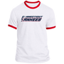 Connecticut Yankees T-shirt Rarified Ringer ASL Soccer color White/Red