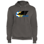 Los Angeles Skyhawks Hoodie Fleece Pullover ASL Soccer color Charcoal Grey