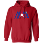 Miami Americans Hoodie Pullover Classic ASL Soccer color Red