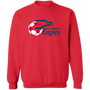 New Jersey Eagles Sweatshirt Classic Crewneck ASL Soccer color Red