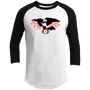 New York Eagles Raglan Shirt Franchise ASL Soccer color White/Black