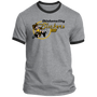 Oklahoma City Slickers T-shirt Rarified Ringer ASL Soccer color Athletic Heather Grey/Black