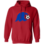 Tacoma Tides Hoodie Pullover Classic ASL Soccer color Red