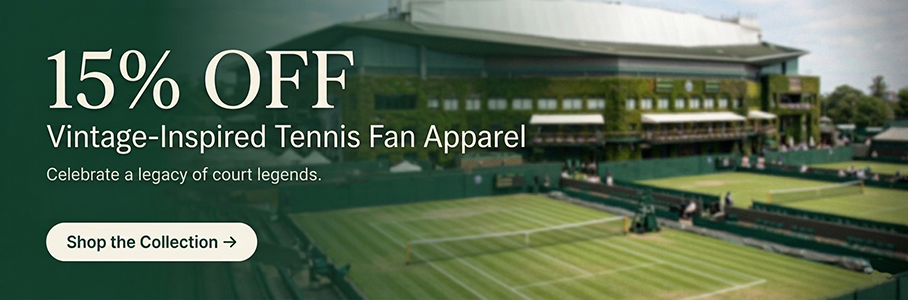 15% Off All Tennis Merch at LIT66  Banner