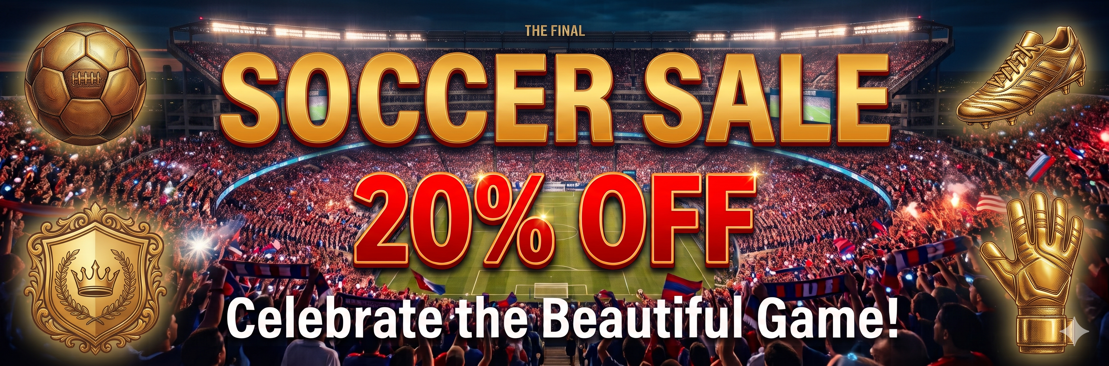 20% Off Soccer Sale