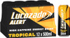 Tray of 12 × Lucozade Alert Tropical Burst 500ml bottles for wholesale