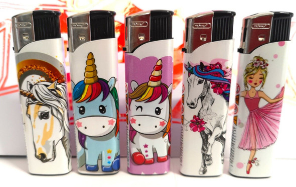 GSD Electronic Unicorn Design Lighters