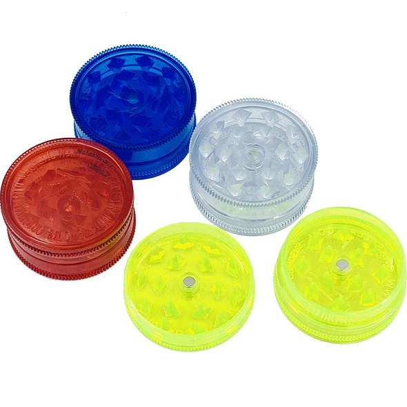 Mini Magnetic No.1 Acrylic Mixed Colours 3 Part 40mm Grinders
