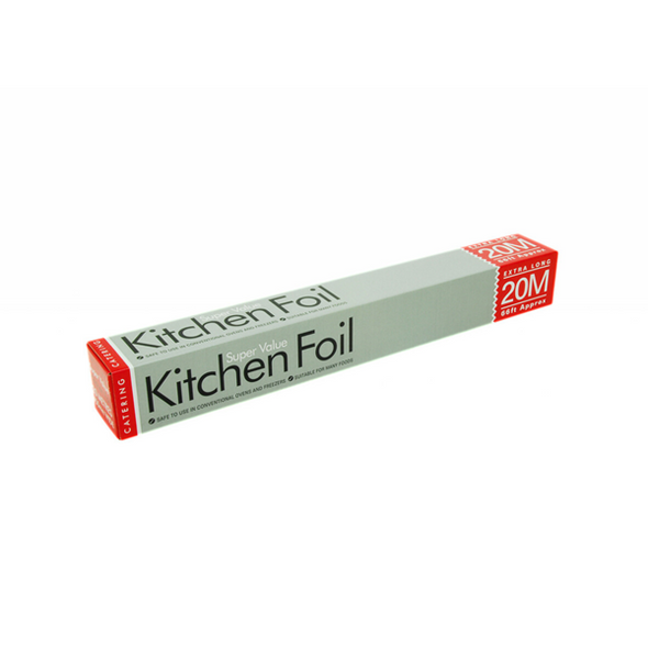 20m EV kitchen foil roll – 450mm wide heavy-duty aluminium wrap