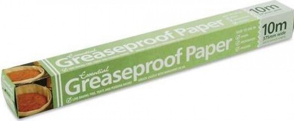 10m greaseproof paper roll – 370mm wide, 10mu food wrap