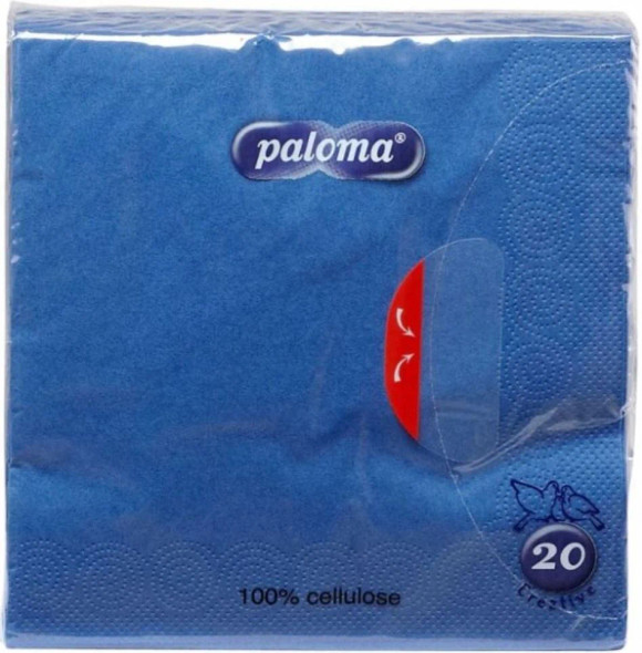 20pk midnight blue Paloma napkins – 3-ply 33x33cm catering quality