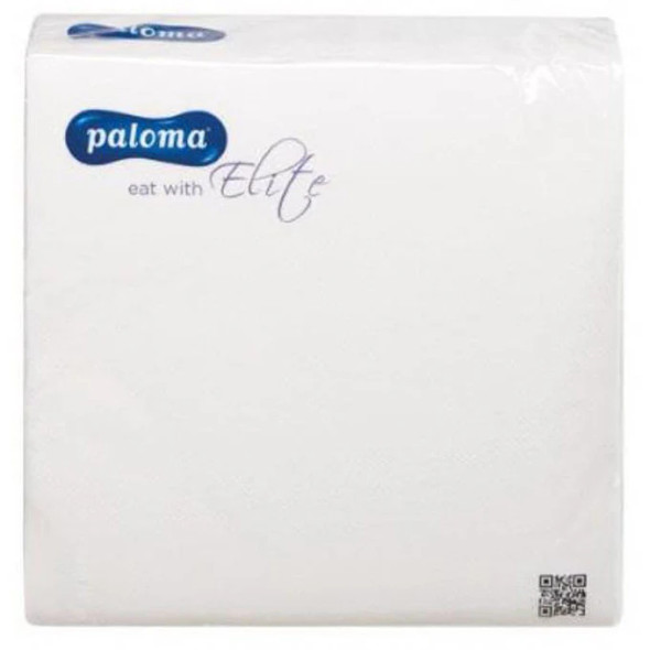 10 x 50pk ivory 2-ply Paloma napkins – 40x40cm for catering