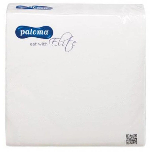 10 x 50pk ivory Paloma napkins – 2-ply 40x40cm catering-grade