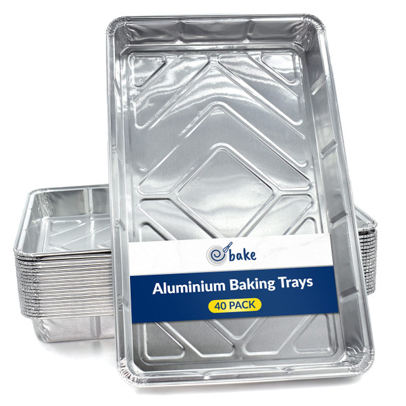 3pk EV Foil Tray Bake – stack of aluminium foil trays